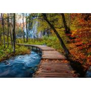 Puzzle Ravensburger Herbstlicher Waldweg 1000 Teile