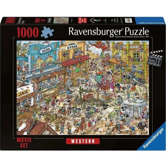 Ravensburger Puzzle Western-Filmset mit 1000 Teilen