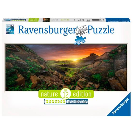 Ravensburger Sonne über Island Puzzle 1000 Teile