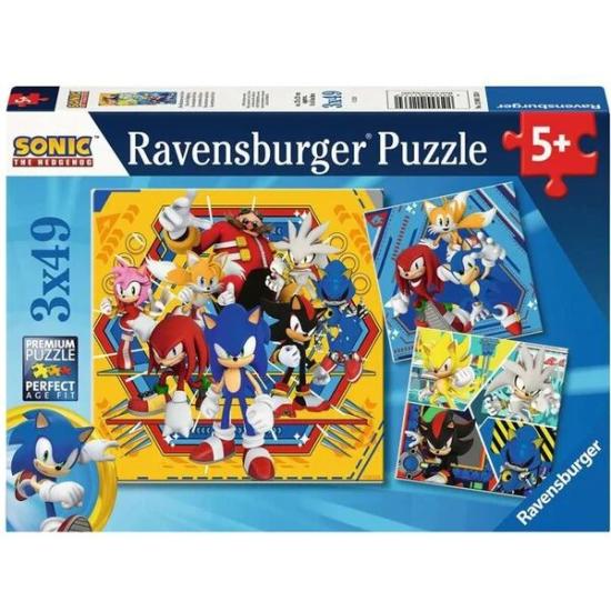 Puzzle Ravensburger Sonic mit 3x49 Teile Puzzle Ravensburger Sonic mit 3x49 Teile