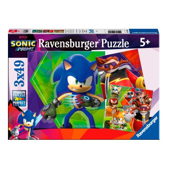 Ravensburger Sonic Prime Puzzle 3x49 Teile