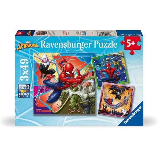 Puzzle Ravensburger Spiderman mit 3x49 Teilen
