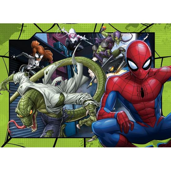 Ravensburger Spiderman Puzzle 4 x 100 Teile