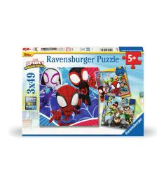 Ravensburger Spidey Amazing Friends Puzzle 3x49 Teile