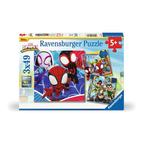 Ravensburger Spidey Amazing Friends Puzzle 3x49 Teile