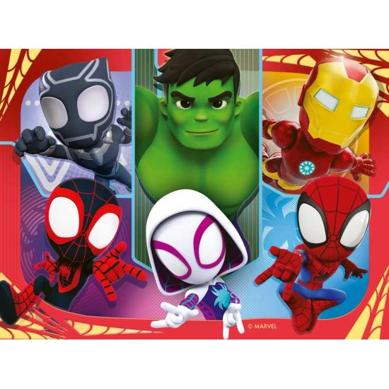 Ravensburger Spidey and Firends progressives Puzzle 12+16+20+24 Ravensburger Spidey and Firends progressives Puzzle 12+16+20+24