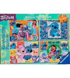 Puzzle Ravensburger Stitch 4 x 100 Teile