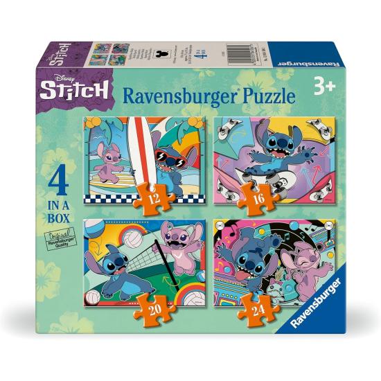 Puzzle Ravensburger Stitch progressives mit 12+16+20+24
