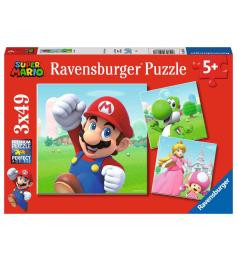 Ravensburger Super Mario Puzzle 3x49 Teile