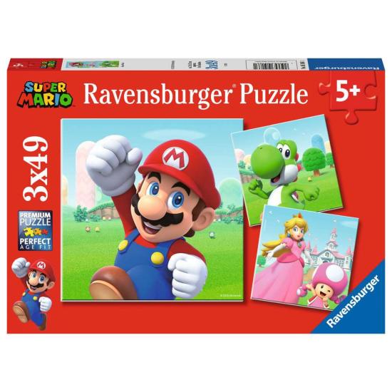 Ravensburger Super Mario Puzzle 3x49 Teile