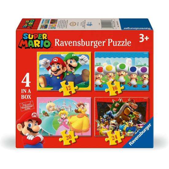 Puzzle Ravensburger Super Mario progressives mit 12+16+20+24
