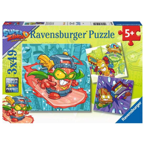 Ravensburger Superzings Rivals of Kaboom Puzzle 3x49 Teile