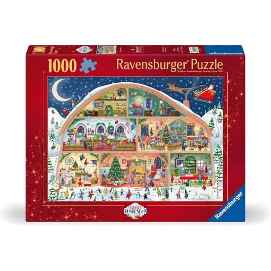 Puzzle Ravensburger Weihnachtsmann-Workshop 1000 Teile