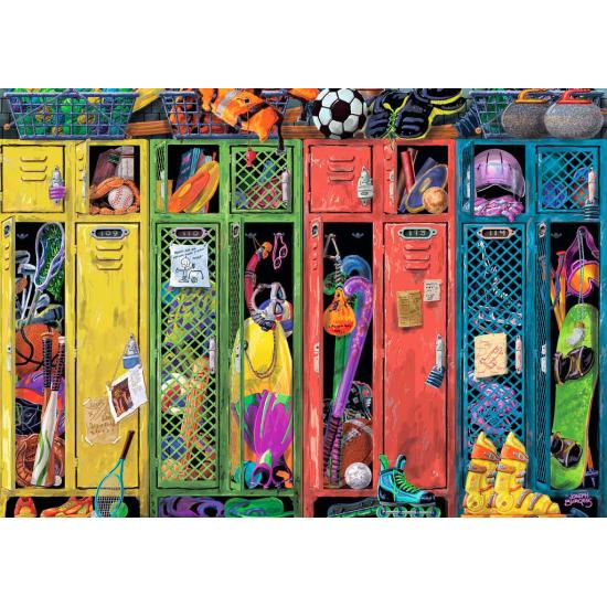 Ravensburger Puzzle Farbige Schließfächer 1000 Teile