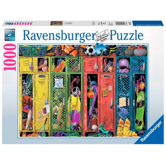 Ravensburger Puzzle Farbige Schließfächer 1000 Teile