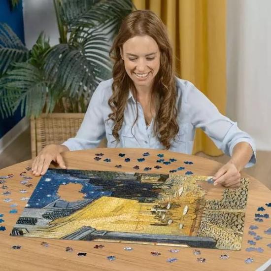Ravensburger Puzzle Café Terrasse bei Nacht 1000 Teile