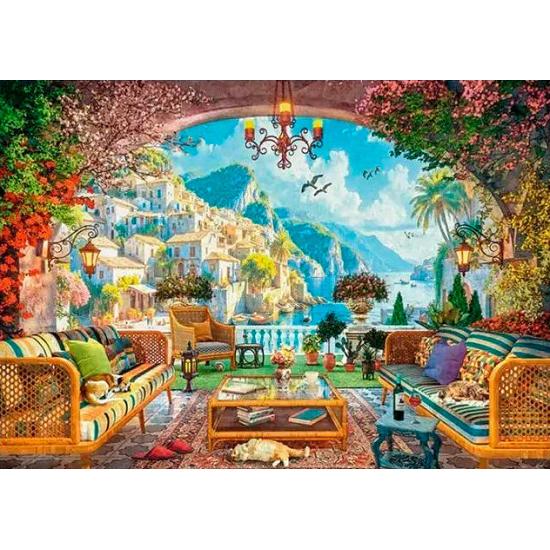 Puzzle Ravensburger Mediterrane Terrasse 1000-teiliges