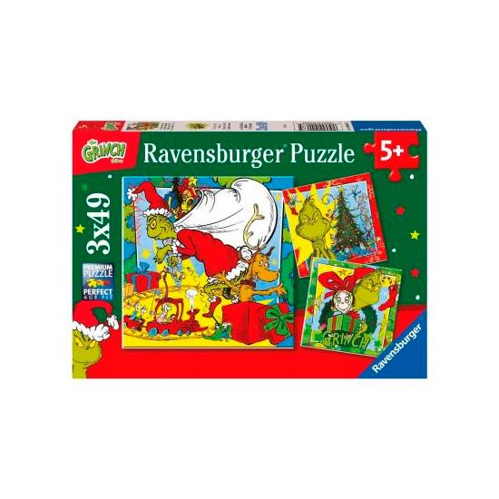 Puzzle Ravensburger The Grinch mit 3x49 Teilen