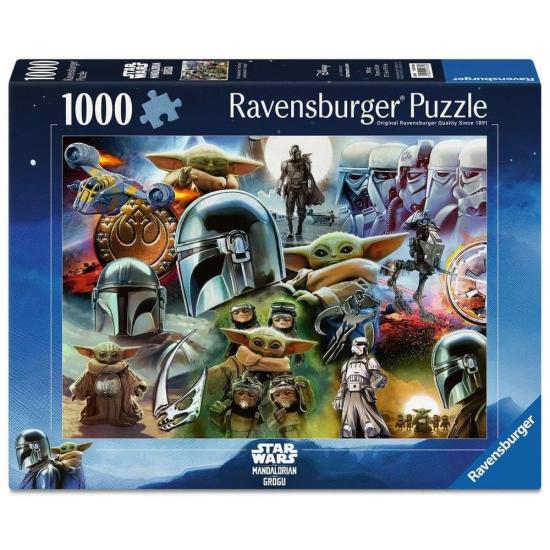 Puzzle Ravensburger The Mandalorian and Grogu 1000 Teile