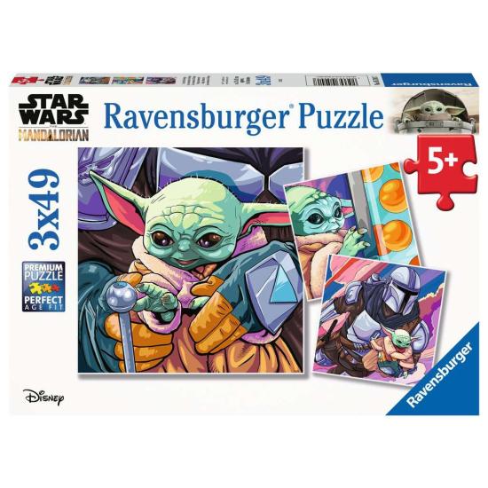 Ravensburger The Mandalorian Grogu Moments Puzzle mit 3x49 Teile