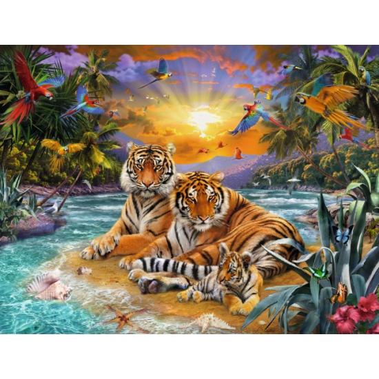 Ravensburger Tigers at Dusk Puzzle 2000 Teile