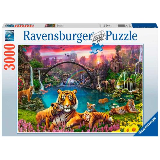 Ravensburger Tigers in Paradise Lagoon Puzzle 3000 Teile