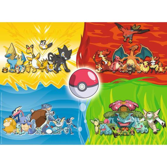 Ravensburger Arten von Pokemon XXL-Puzzle mit 150 Teilen Ravensburger Arten von Pokemon XXL-Puzzle mit 150 Teilen