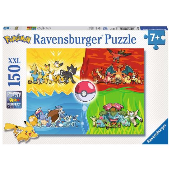 Ravensburger Arten von Pokemon XXL-Puzzle mit 150 Teilen Ravensburger Arten von Pokemon XXL-Puzzle mit 150 Teilen