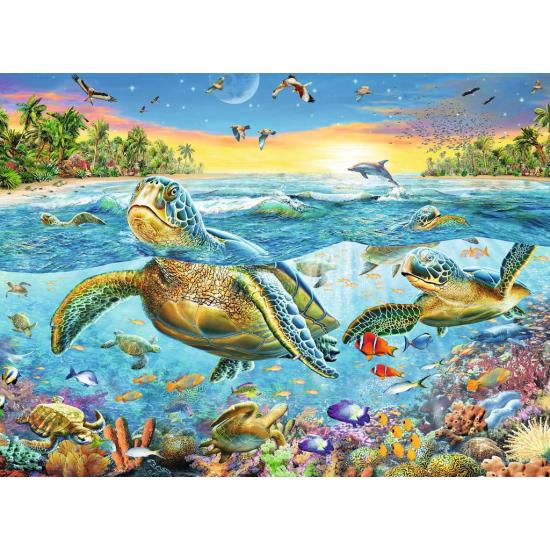 Ravensburger XXL Meeresschildkröten-Puzzle mit 100 Teilen