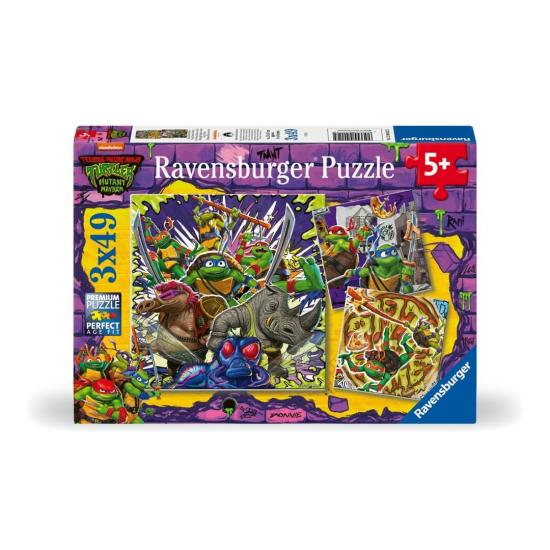 Puzzle Ravensburger Ninja Turtles 3x49 Teil Puzzle Ravensburger Ninja Turtles 3x49 Teil