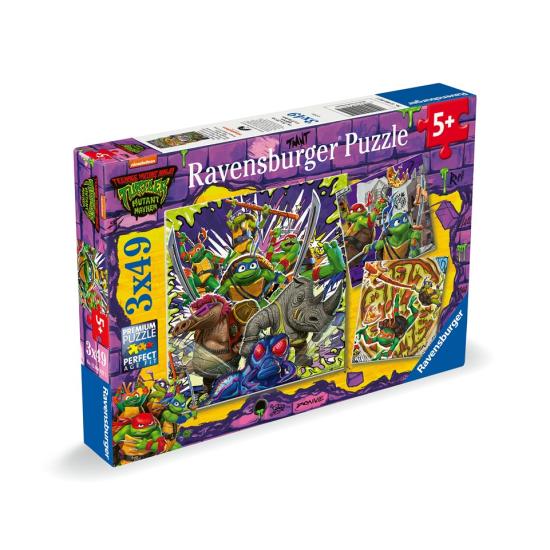 Puzzle Ravensburger Ninja Turtles 3x49 Teil Puzzle Ravensburger Ninja Turtles 3x49 Teil