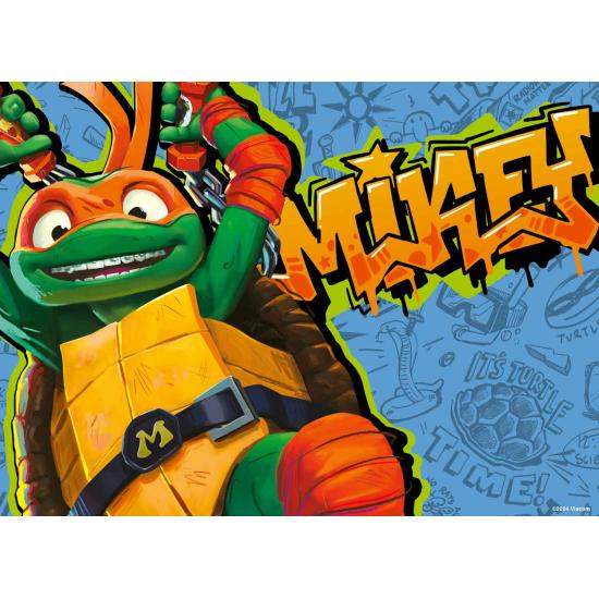 Puzzle Ravensburger Ninja Turtles 4 x 100 Teile