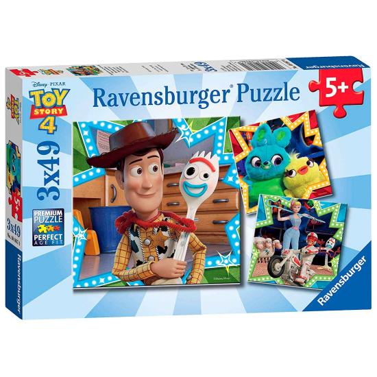 Ravensburger Toy Story 4 Puzzle mit 3x49 Teilen