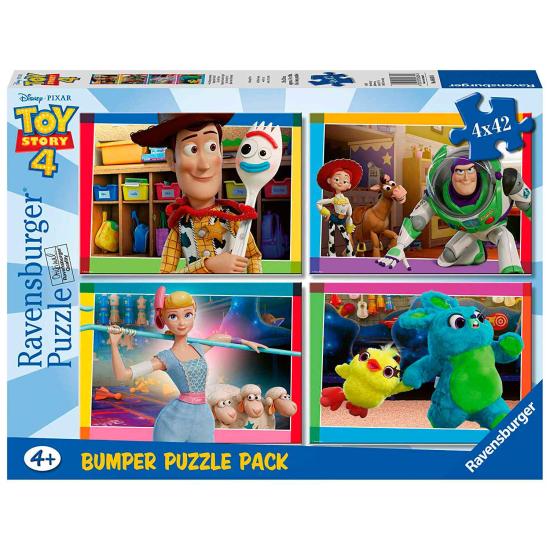 Ravensburger Toy Story 4 Puzzle mit 4x42 Teilen