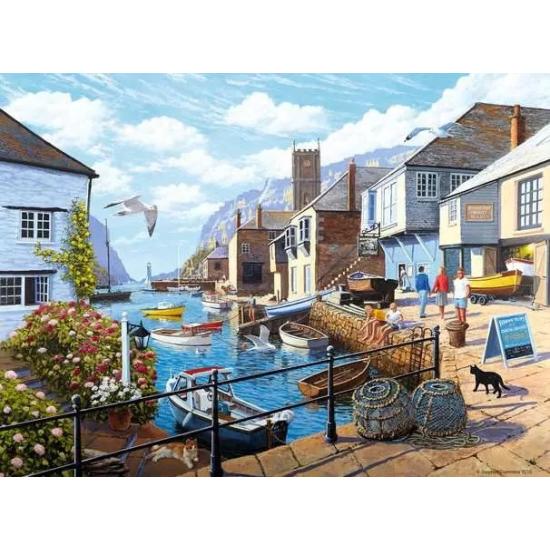 Puzzle Ravensburger Tranquil Harbour 500 Teile