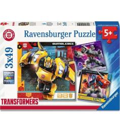 Puzzle Ravensburger Transformers mit 3x49 Teilen