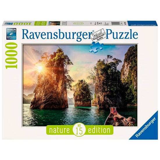 Ravensburger Puzzle Drei Felsen in Cheow Lan, Thailand 1000 Teil