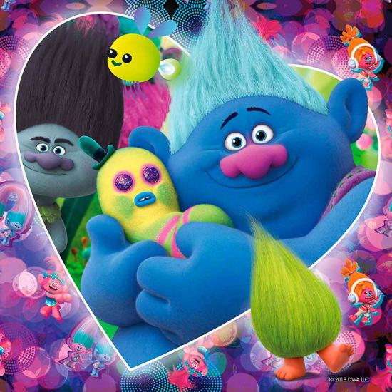 Ravensburger Trolls Puzzle 3x49 Teile