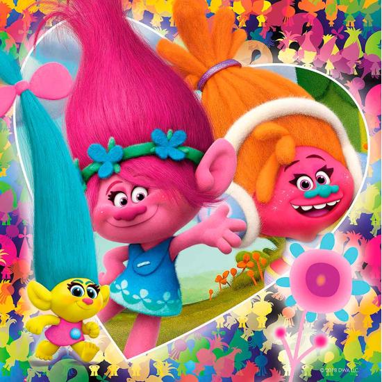 Ravensburger Trolls Puzzle 3x49 Teile