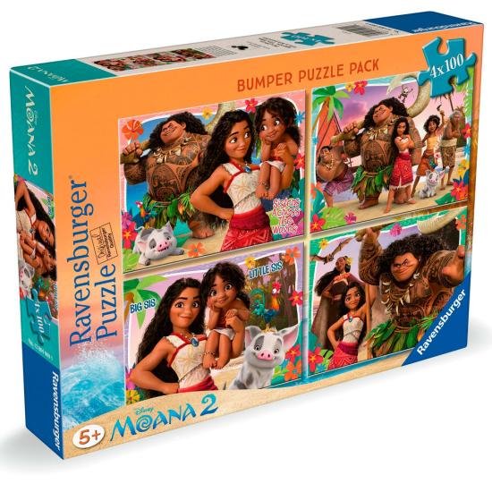 Puzzle Ravensburger Moana 2 4 x 100 Teile