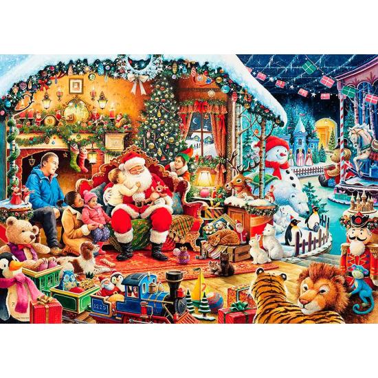 Ravensburger Let's Visit Santa Claus Puzzle, 1000 Teile