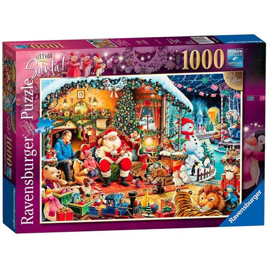 Ravensburger Let's Visit Santa Claus Puzzle, 1000 Teile