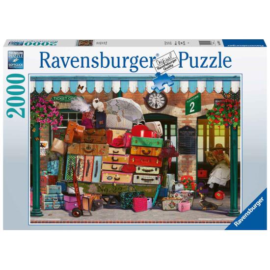 Ravensburger Puzzle Reisen ohne Gepäck 2000 Teile