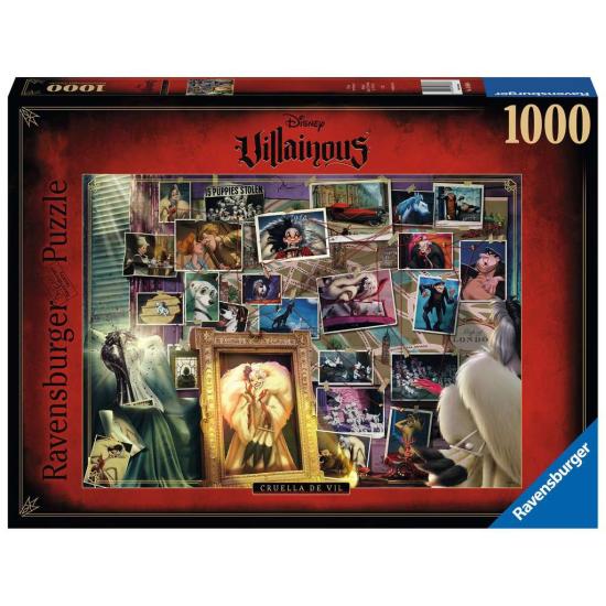 Ravensburger Puzzle Disney Villains: Cruella de Vil mit 1000 Tei