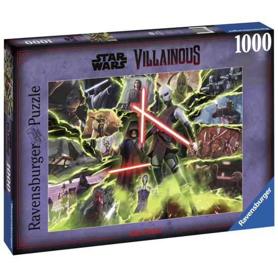 Ravensburger Villains Star Wars Asajj Ventress Puzzle mit 1000 T