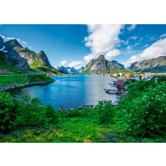 Ravensburger 1000-teiliges Puzzle mit Blick auf die Lofoten, Nor