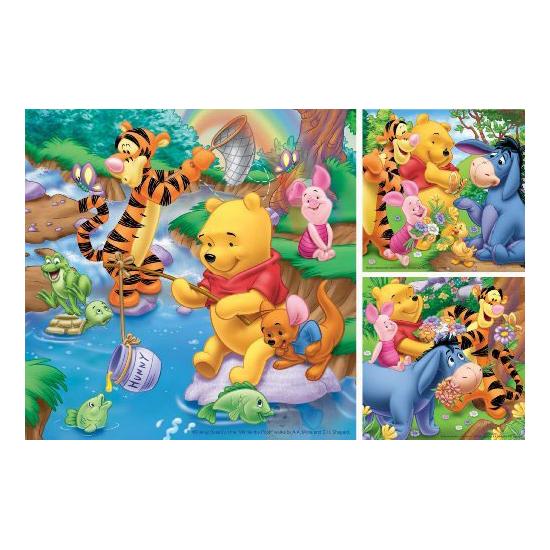 Ravensburger Winnie the Pooh Angelpuzzle 3 x 49 Teile