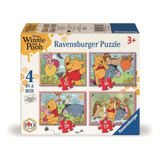 Puzzle Ravensburger Winnie the Pooh Progres mit 12+16+20+24