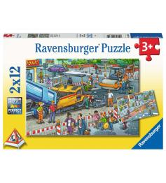 Ravensburger Work in Progress 2x12-teiliges Puzzle