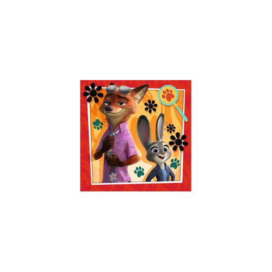 Puzzle Ravensburger Zootopia 2 - 3x49 Teile